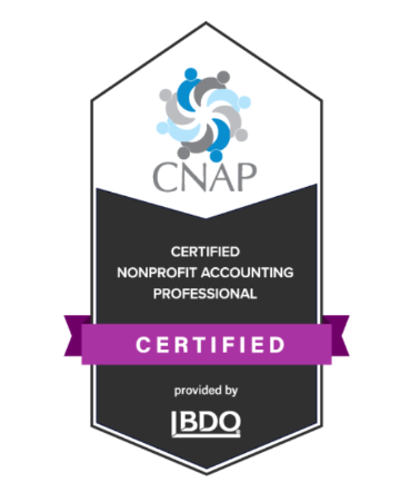 Certified Nonprofit Accounting Professional badge